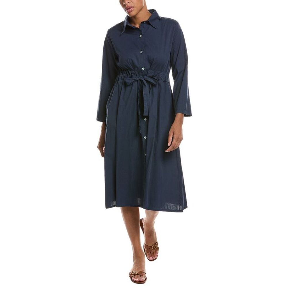 Persaman New York Womens  Elastic Waist Dress, Navy